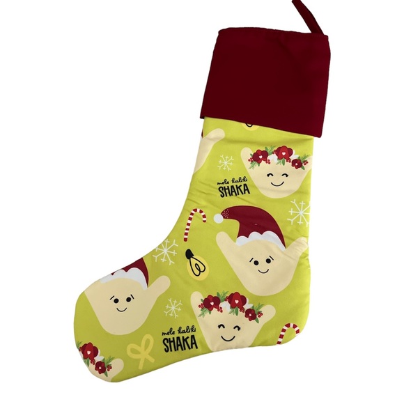 5/$25 Mele Kaliki Shaka Christmas Stocking - Picture 1 of 2